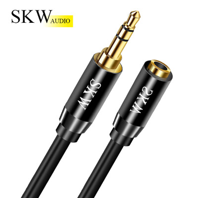 

SKW 35mm audio cable male to female extension cable AUX stereo car mobile phone computer MP3 adapter audio headset cable HC5402B