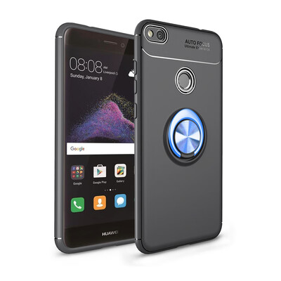 

Goowiiz Phone Case For Huawei Mate 10 LiteMaimang 6Honor 9i IndiaP8 Lite 2017 Luxury Metal Ring Magnetic Bracket Shockproof