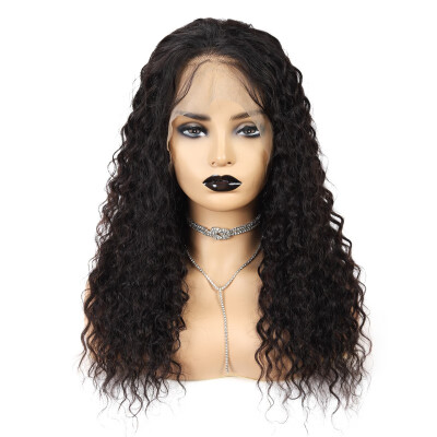 

Amazing Star Virgin Hair Water Wave Lace Front Wigs Brazilian Hair Curly Wave Lace Front Wigs with Baby Hair Wet&Wavy