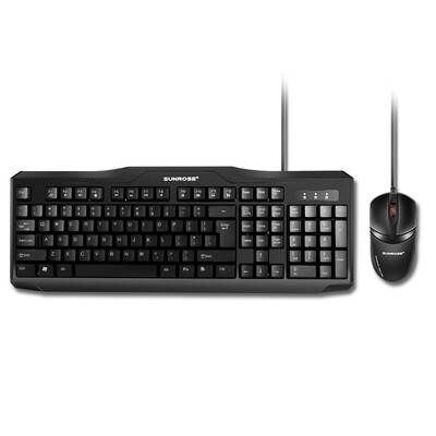 

Fine sun SUNNROSE T26 wired keyboard&mouse set USB office games home laptop keyboard&mouse kit