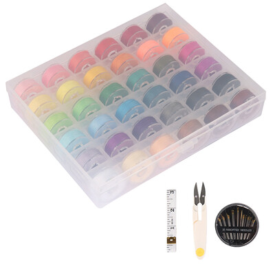 

Willstar 36Pcs Sewing Thread Bobbin Holder Case Sewing Tools