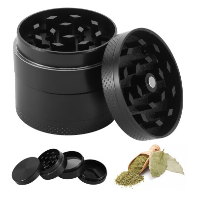 

Zinc Alloy 4-Layer Herb Grinder Large with Pollen Catcher