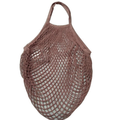 

Hot Sell Portable Tote cotton Reusable Fruit Shopping Net Bag Woven Mesh Bag House Supplies