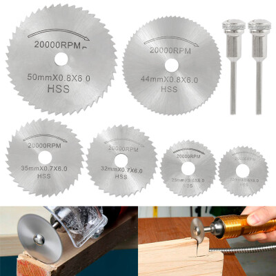 

Willstar 8PCS HSS Circular Saw Blade Set For Drill Dremel Rotary Tool Cutting Wheel Discs