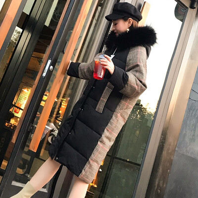 

New down jacket stitching loose cotton padded warm warm coat jacket 90261