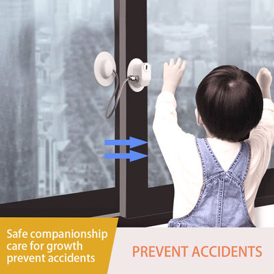 

Willstar Child Safety Lock Window Kids Securitys Refrigerator Door Lock Limit with-Key