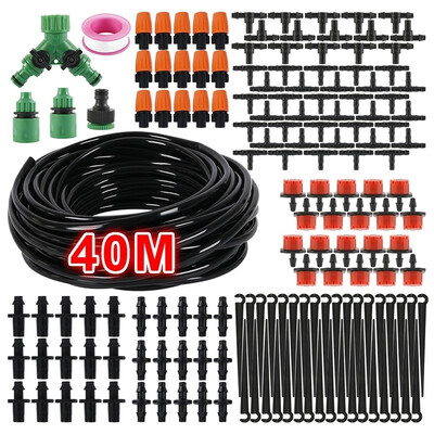 

Willstar 100PCS DIY Micro Drip Irrigation Sprinkler System Plant Self Watering Dripper Garden Hose Kits