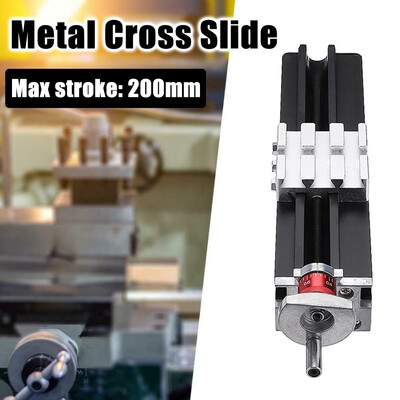 

20CM Metal Cross Slide Block Z010M Lathe Feeding Relieving Axis Woodwork