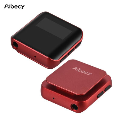 

Aibecy M46 8GB16GB Portable MP3 Music Player with Clip Voice Recorder FM Radio Calender Clock for Sports Music Fans