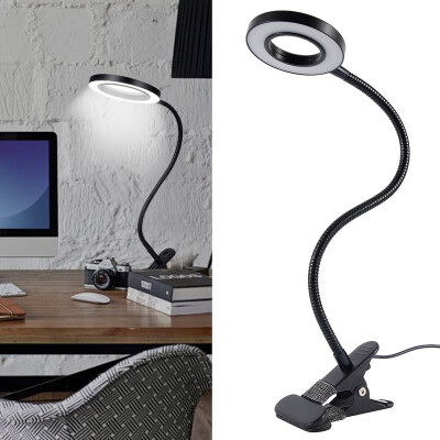 

Led Clip Reading Light Adjustable Color Temperature Book Light Clip-on Beside Bed Table Desk Lamp Can Be Widely Used