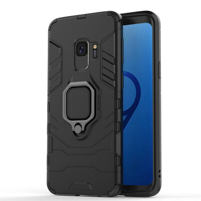 

WIERSS Ring Case Car Holder Phone Case for Samsung Galaxy S9 G960 G960F S9 Plus S9 G965 G965F Armor Case Cover Fundas Capa