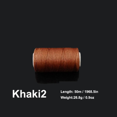 

10mm 50 Meters Long Flat Waxed Thread Waxed String for Leather Sewing