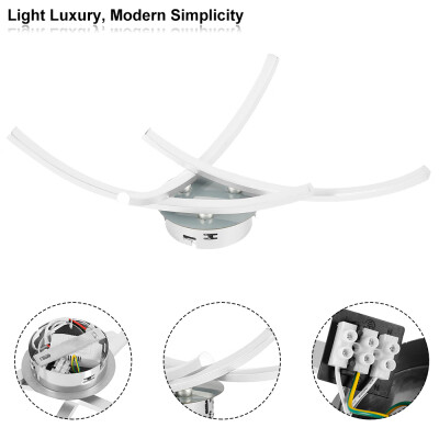 

Modern Aluminium LED 3 Light Ceiling Lights Kitchen Living Bedroom Pendant Lamps