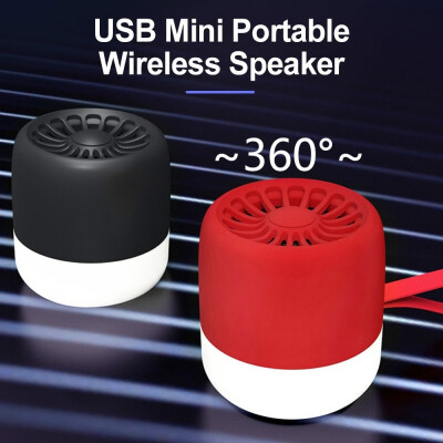 

360 Degree Suround Sound Mini Portable Bluetooth Speakers USB Speaker for Phone Computer