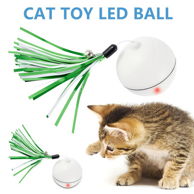 

USB Rechargeable Electric Rolling Ball Toys for Cats Interactive Laser Magic Ball Toy with Laser Light Keep Your Pet Busy