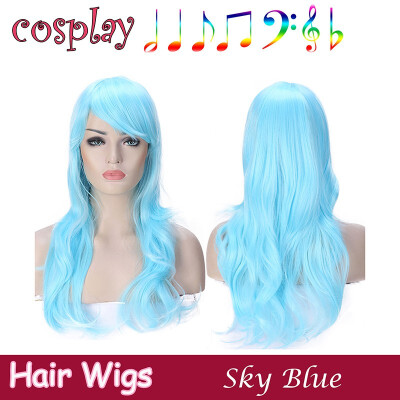 

Full Wig Cosplay Wigs for Women Synthetic Long Curly Wigs Wavy Anime Costume Heat Resistance