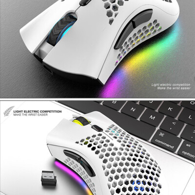 

Willstar Gaming Mouse 7 Keys 12000 DPI RGB Light Effect Wireless Hollow Mice