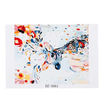 

Paint By Number Kit Deer Series Digital Painting DIY Oil Painting for Adults Kids Wall Art