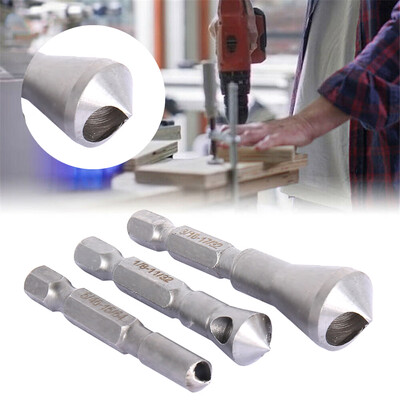 

3PCS Drill Bit Set 90-degree Hexagon Shank Inch Angle Chamfering Knife 198mm-595mm 3175mm-873mm 476mm-135mm for Metal