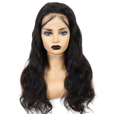 

Amazing Star Brazilian Virgin Hair Body Wave Lace Front Wigs Human Hair Lace Front Wigs with Baby Hair Natural Color