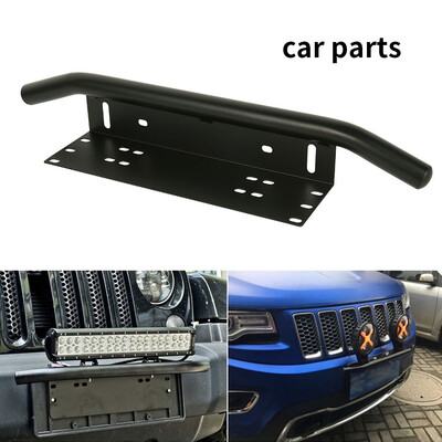 

Willstar Front Bumper Number Plate Holder for LED Work Light Bar Mount Bracket