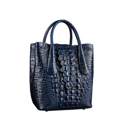 

SUWERER famous brand women Genuine Leather bags for women 2019 new luxury Crocodile embossed bag designer bags handbags