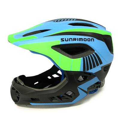 

Kid Bike Full Face Helmet Children Safety Riding Skateboard Helmet Inline Skating Sports Protective Equipment with Detachable Chin