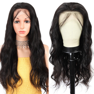 

Amazing Star Body Wave 360 Lace Wigs Brazilian Virgin Hair Body Wave Human Hair Lace Wigs with Baby Hair Natural Color