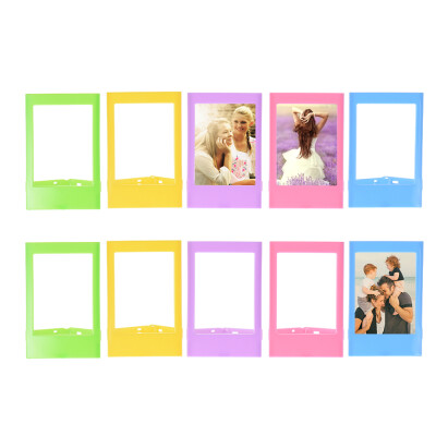 

Andoer 3" Mini Plastic Table Photo Frame for Fujifilm Instax mini 8 7s 90 25 50s 9 SP-1 SP-2 Film 5 Pack 5 Colors