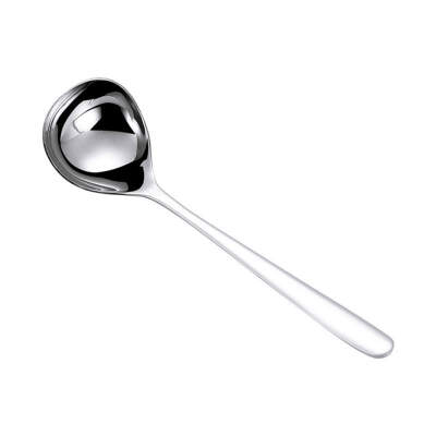 

Household Kitchen Soup Spoon Stainless Steel Spoon Large Round Spoons Kitchen Practical Utensil