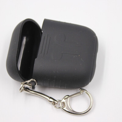 

Airpods Case Apple Headphones Silicone Case iphone Bluetooth Wireless Headphones Anti-lost Chain