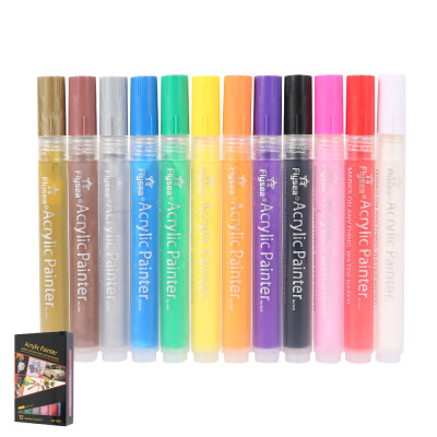 

Acrylic Paint Marker Pens Medium Reversible Tip colorfairy Water Based Paint Set