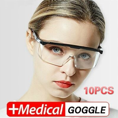 

13510Pcs Safety Glasses Personal Protective Equipment UV Protection Adult Over Glasses Goggle Eyewear Protection