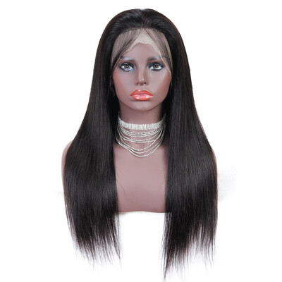 

Amazing Star Lace Wigs Human Hair Brazilian Virgin Hair Straight Hair Lace Wigs with Baby Hair Soft&Bouncy