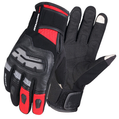 

Sai Yu SCOYCO autumn&winter motorcycle riding gloves locomotive waterproof cold shatter-resistant touch screen protection warm gloves male MC17B red L