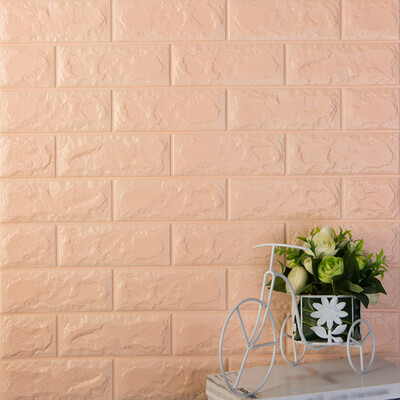 

PE Foam 3D Wall Stickers Brick Pattern Self Adhesive Anti-collision Water-resistant Moistureproof Wallpaper Home Decor Bedroom Liv