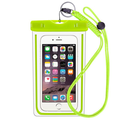 

Swimming Bags Waterproof Bag with Luminous Underwater Pouch Phone Case For iphone 6 6s 7 universal all models 35 inch -6 inch