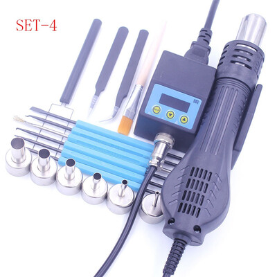

Hot Air Gun Portable Digital BGA Rework Solder Station 8858D 220V 700W Hot Air Blower Heat Gun Desoldering Soldering Repair Tool