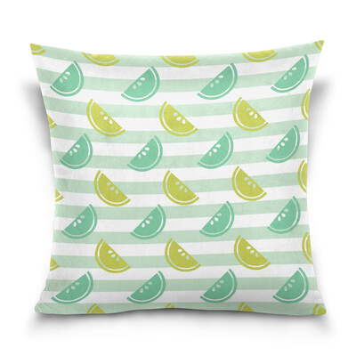 

ALAZA Throw Pillow Cover 16 X 16 inch Christmas Gift Cushion Cover with Colourful Fruit Printed Pillowcase