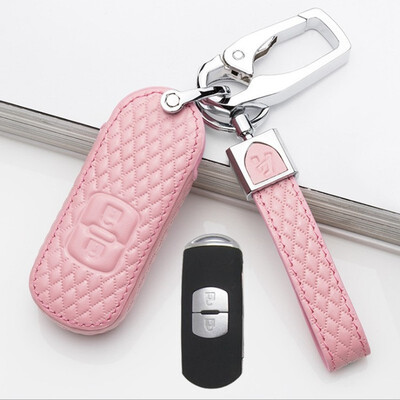 

Mazda cx-5 3 encesella cx-4 leather key bag buckle cover car decoration waist hang