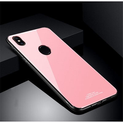 

Goowiiz Phone Case For Xiaomi Redmi 66 Pro6AS2Y2A2 Lite Luxury Fashion Tempered Glass Slim Cover Soft edge Anti fall