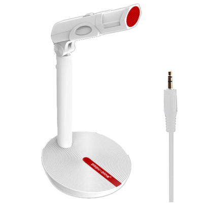 

Karaoke Microphone Vocal Record Singing Studio PC USB 35mm for Computer Vol Adjust Switch Rotatable Flexible Professional Mic