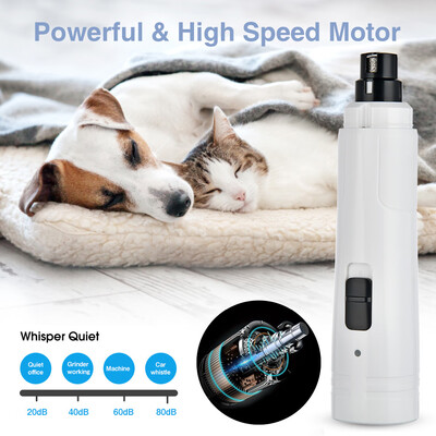 

Willstar Electric Pet Nail Grinder Cat Nail Claw Dog Paw Toe Clipper Trimmer Grooming Kit