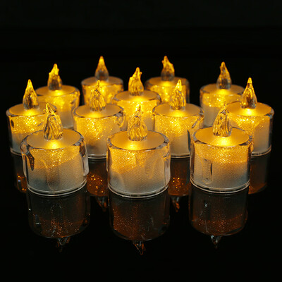 

Willstar 12PCS Flameless Candles Flickering Electronic LED Decoration Lights Warm White