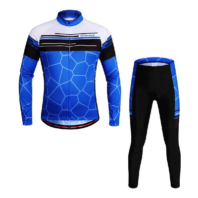 

Summer Fall Cycling Clothing WOSAWE® Unisex Breathable Quick-dry Cycling Full-zip Long Sleeve Jersey Pants Cycling Mountain Biking