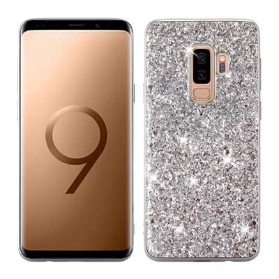 

MOONCASE Samsung Galaxy S9 Flash Powder TPU-Silver
