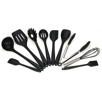

10pcsset Silica Gel Cooking Utensils Set of 10PCS Kitchenware Non-stick Kitchen Utensil Set Kitchen Gadget
