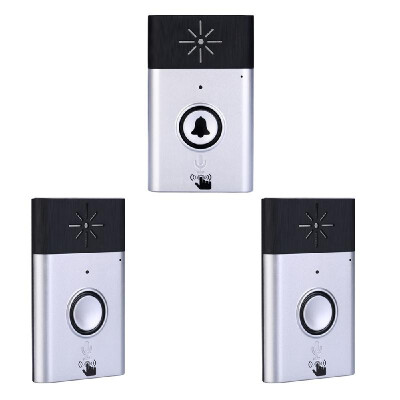 

Wireless Voice Intercom Doorbell 2-way Talk Monitor with 1Outdoor Unit Button 2 Indoor Unit Receiver Smart Home Security Door Be