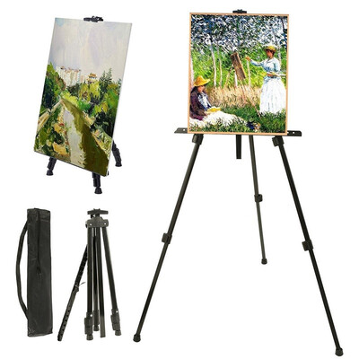 

Portable Artist Adjustable Height Field Easel Stand Table Tripod Top Floor Art Easels
