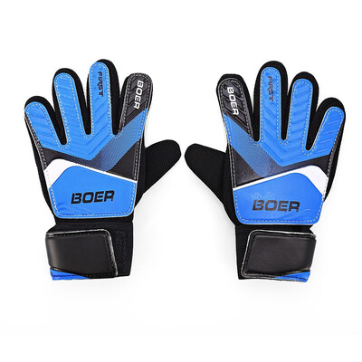 

outdoors sports Entry-level children goalkeeper gloves kids child goalkeeper football non-slip finger embossed gloves Goalie